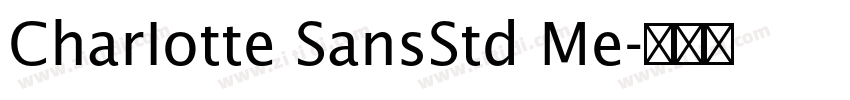 CharIotte SansStd Me字体转换
